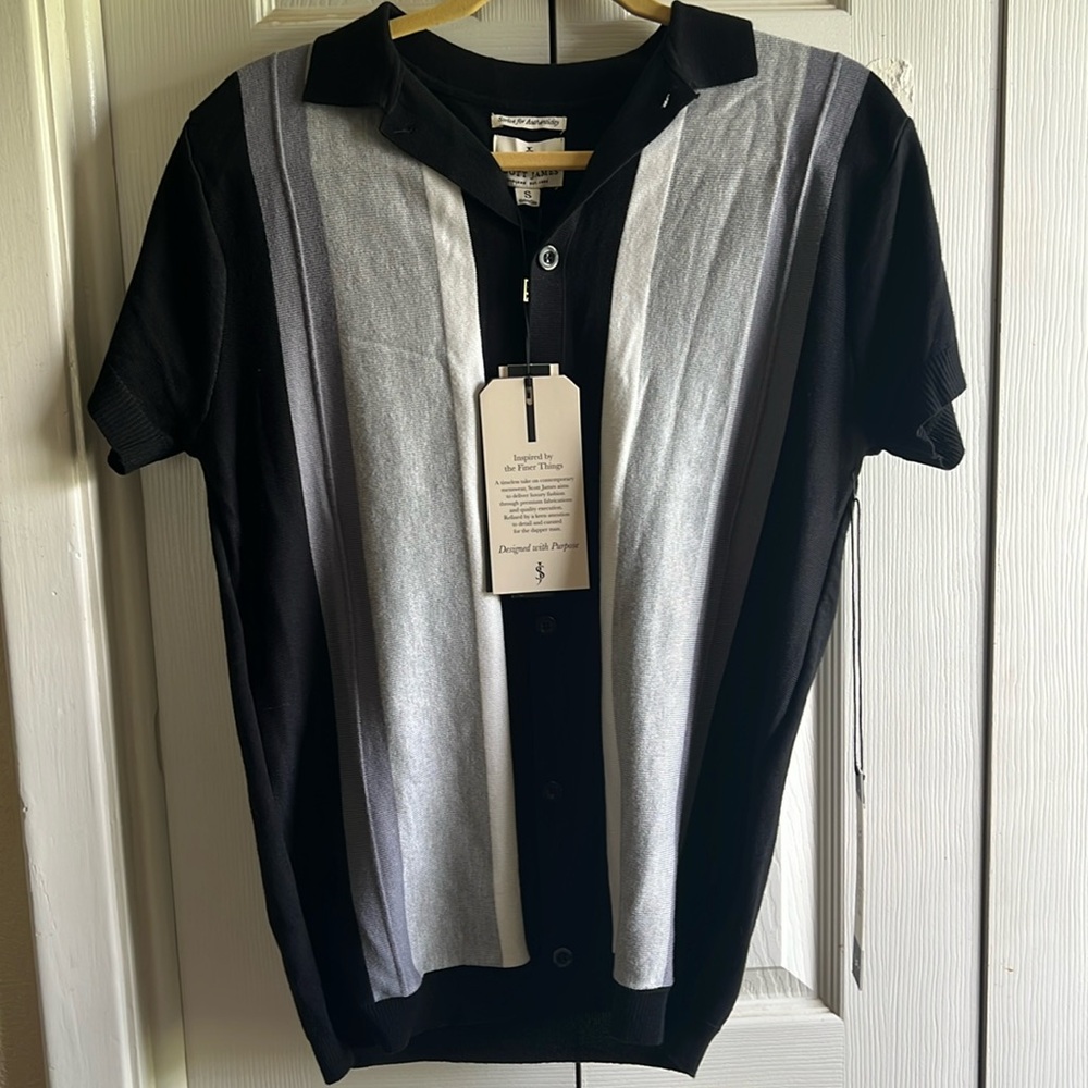 **NWT** Scott James Men’s Top Size Small